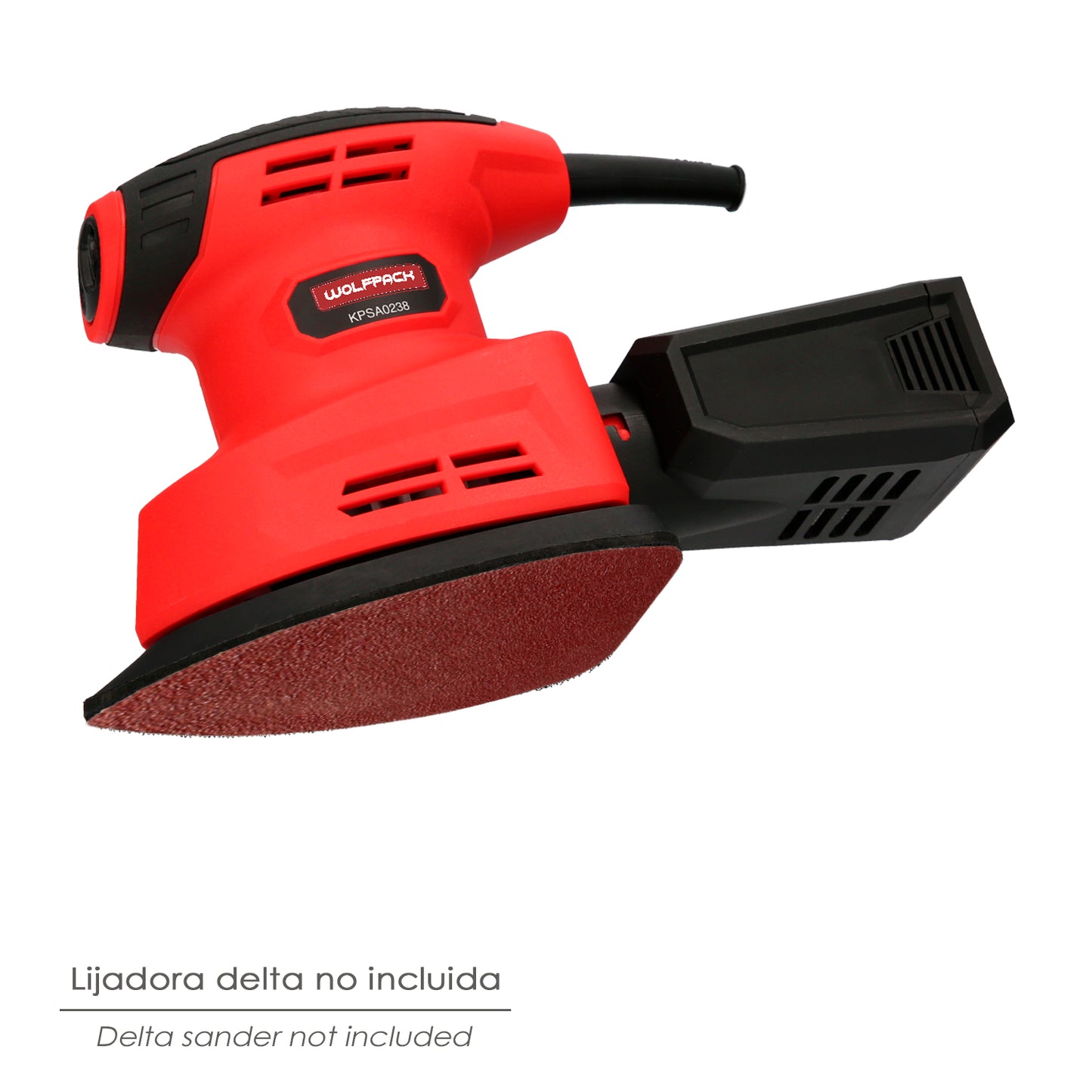 Lixa de reposição Delta 140x100 mm. sem Furos Grão 80 (10 Peças)
