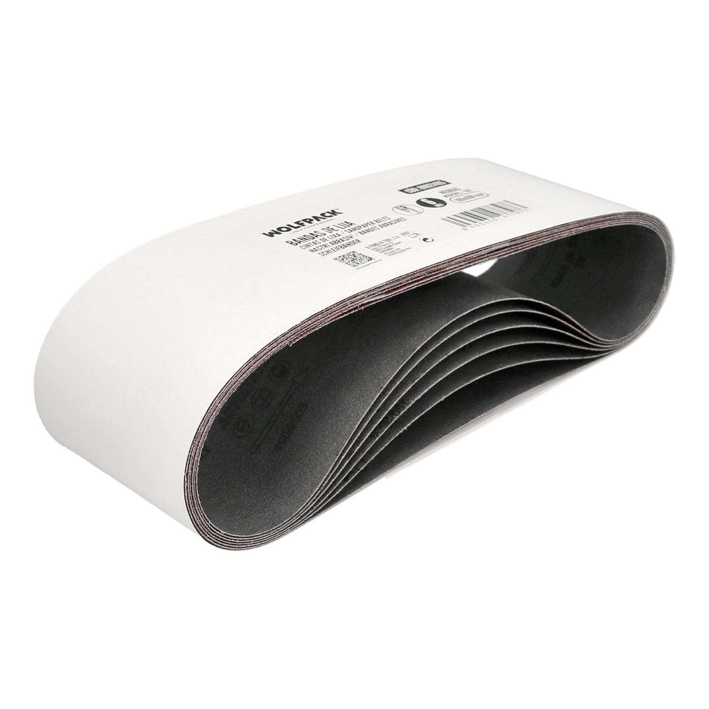 Lija Recambio Banda 100 x 690 mm. Grano 150 (6 Piezas)