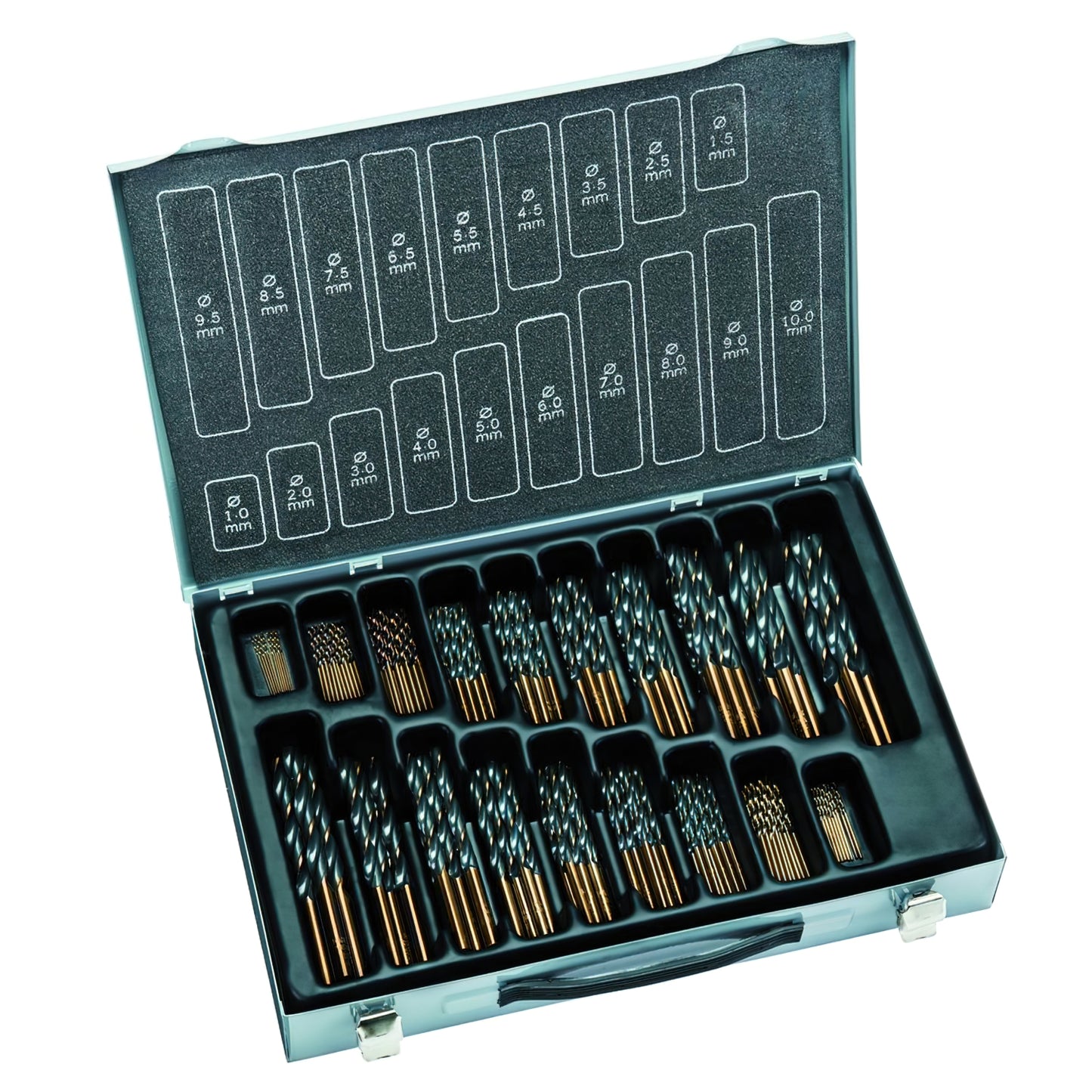 Estojo para furadeira Alpen Hss Sprint Master 170 peças