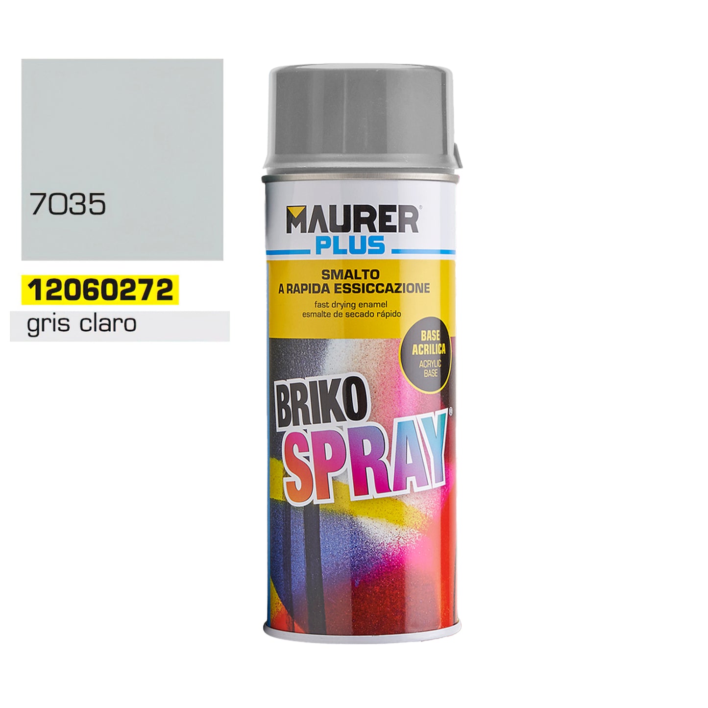 Tinta Spray Cinza Claro 400 ml.