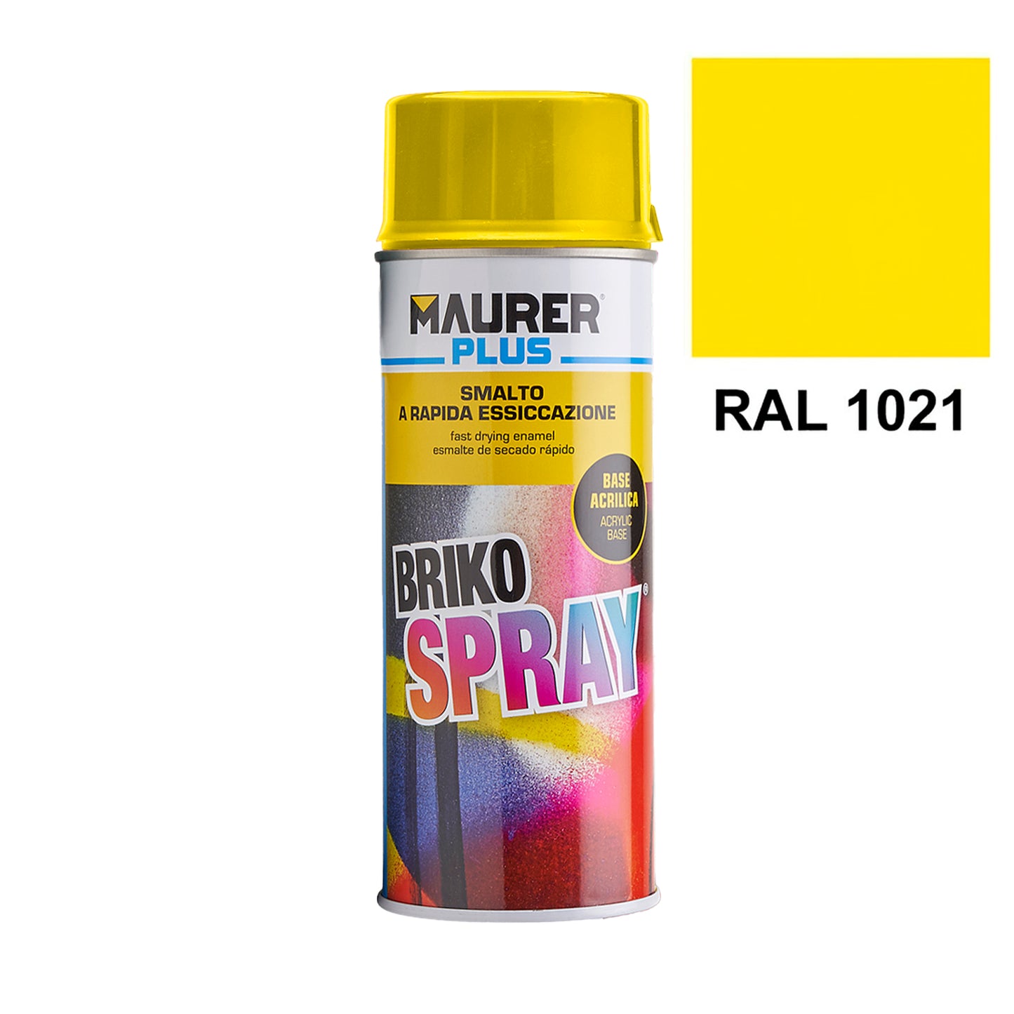 Tinta Spray Amarelo Colza 400 ml.