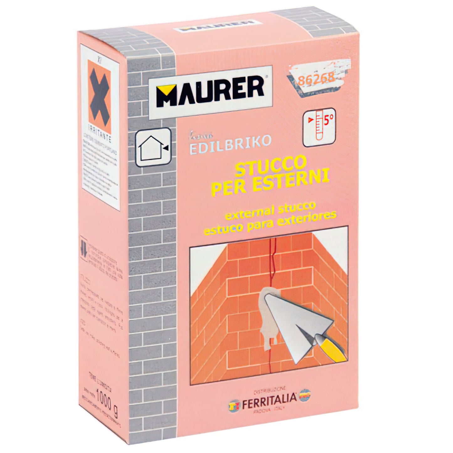 Edil Estuque Exterior. Maurer (Caixa 1 kg.)