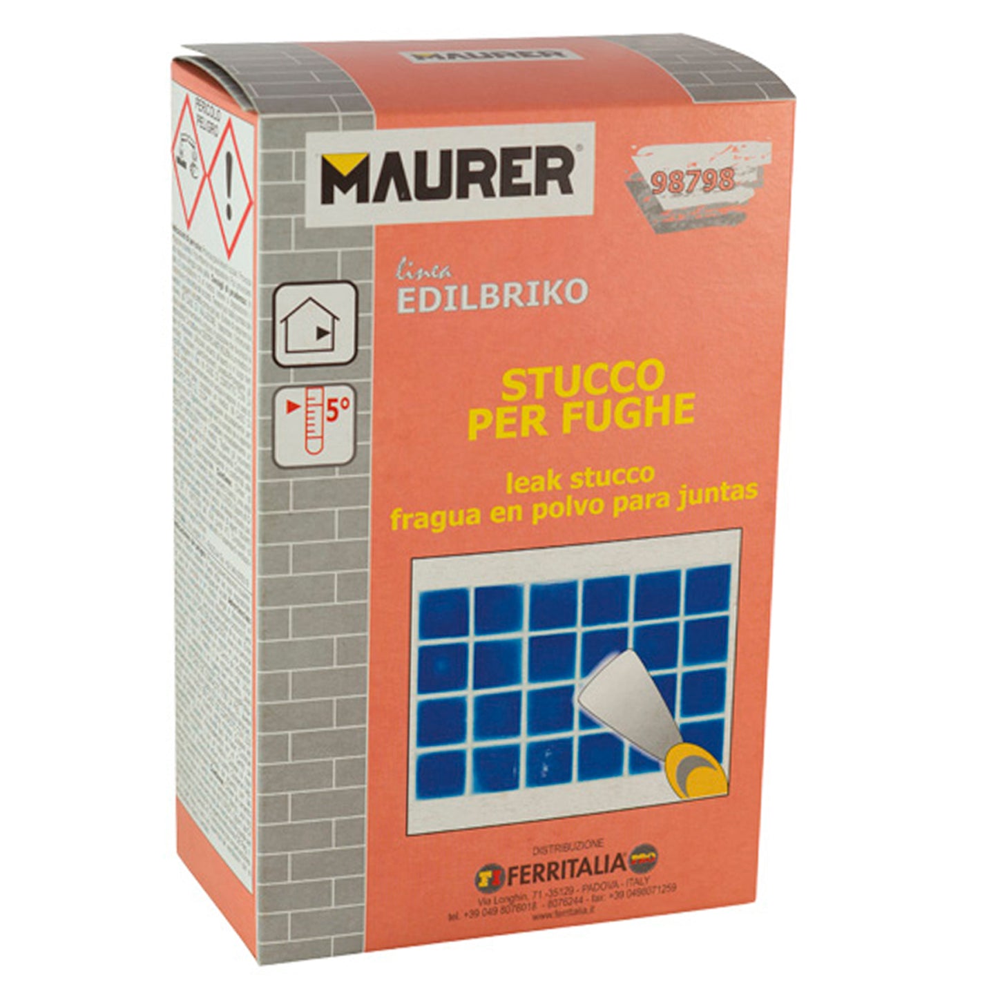 Edil Fragua Polvo Juntas Maurer (Caja 1 kilo)