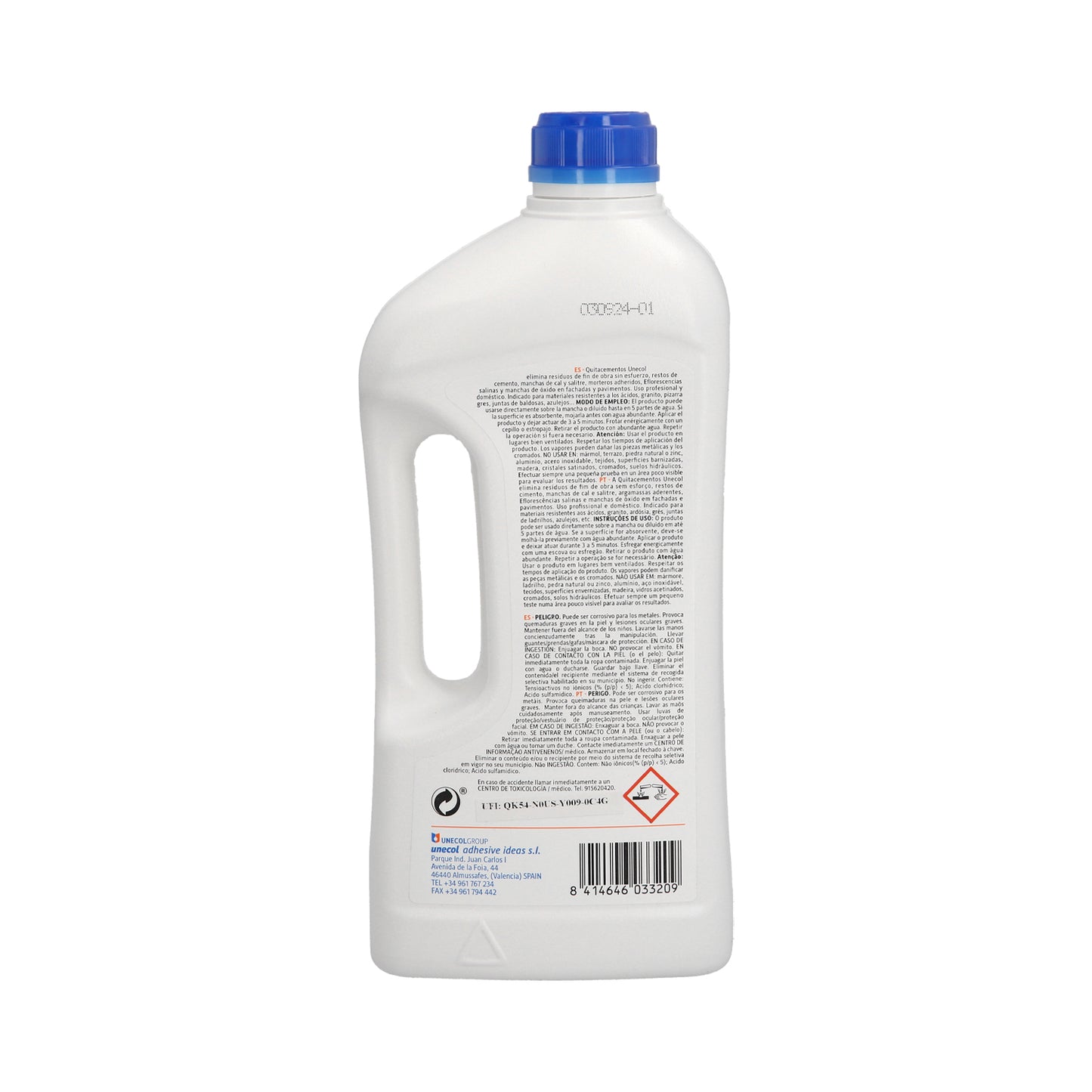Quitacementos Botella 1 Litro
