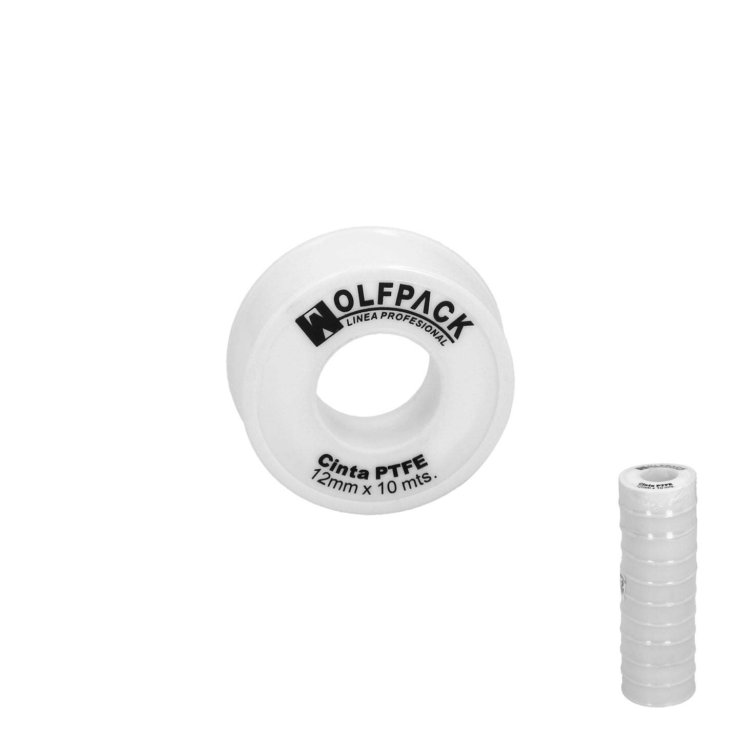 Wolfpack Fita PTFE 12 mm. x 10m. (Pacote 10 Rolos)
