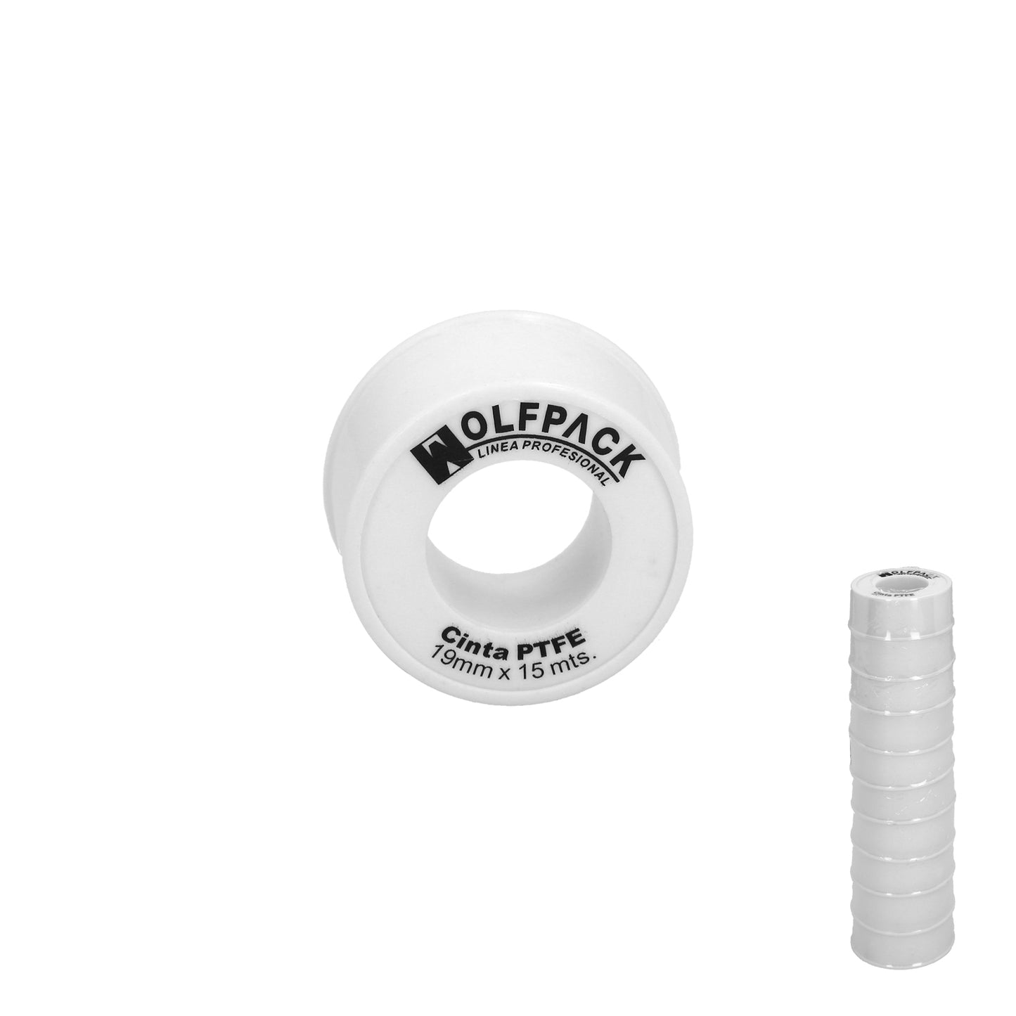 Fita Wolfpack PTFE 19 mm. x 15m. (Pacote com 10 Rolos)