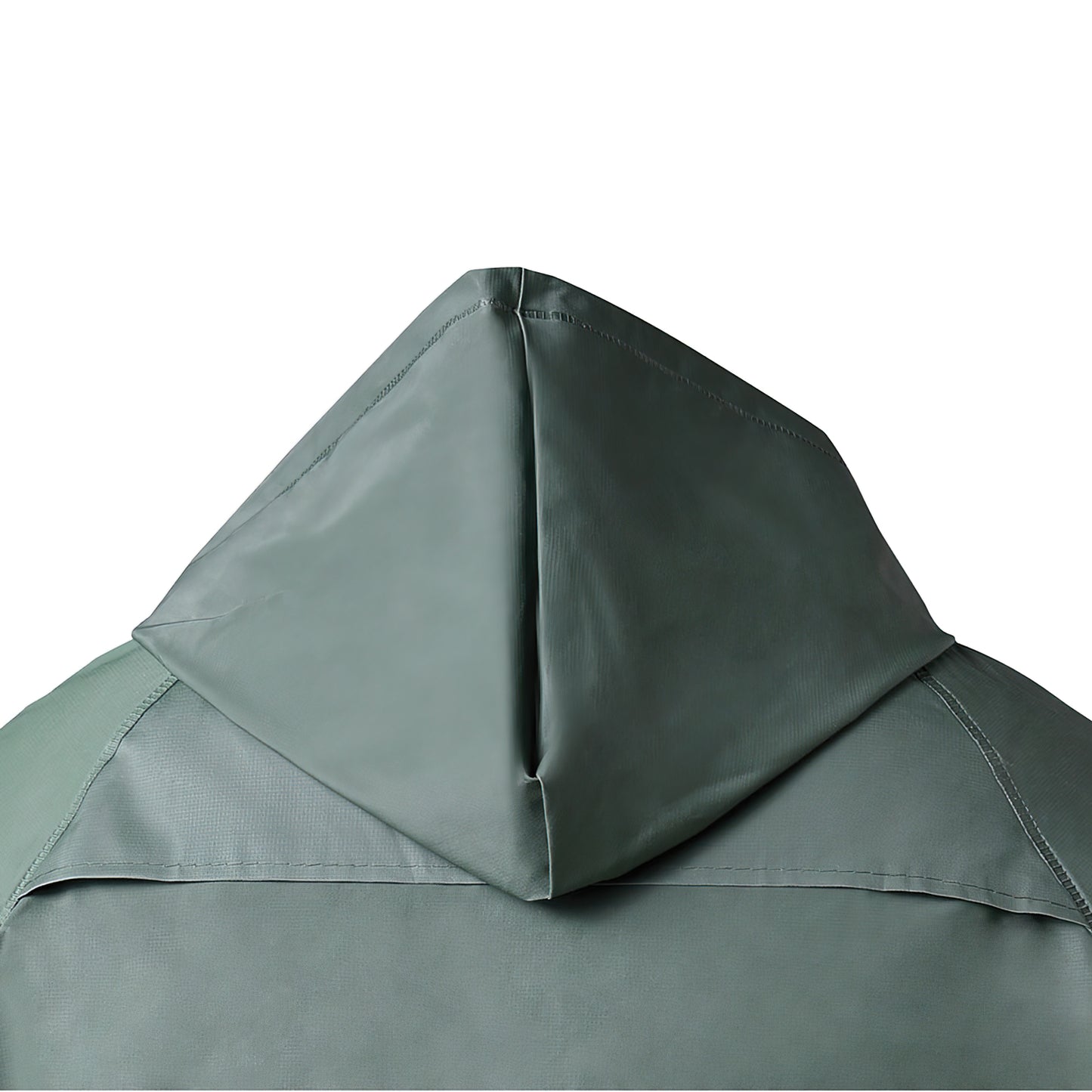 Fato impermeável de pvc verde tamanho 9-XXL
