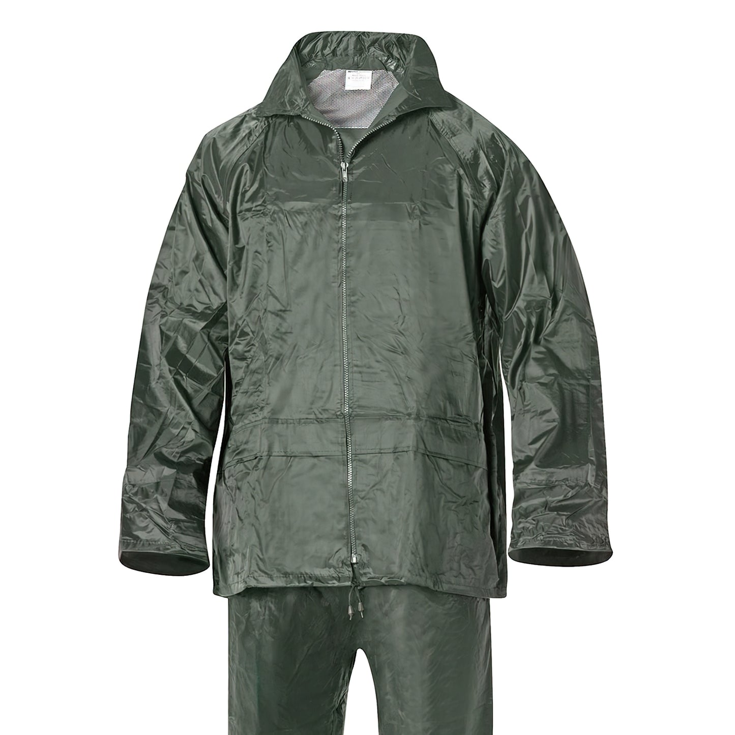 Fato impermeável de nylon verde água tamanho 6-M