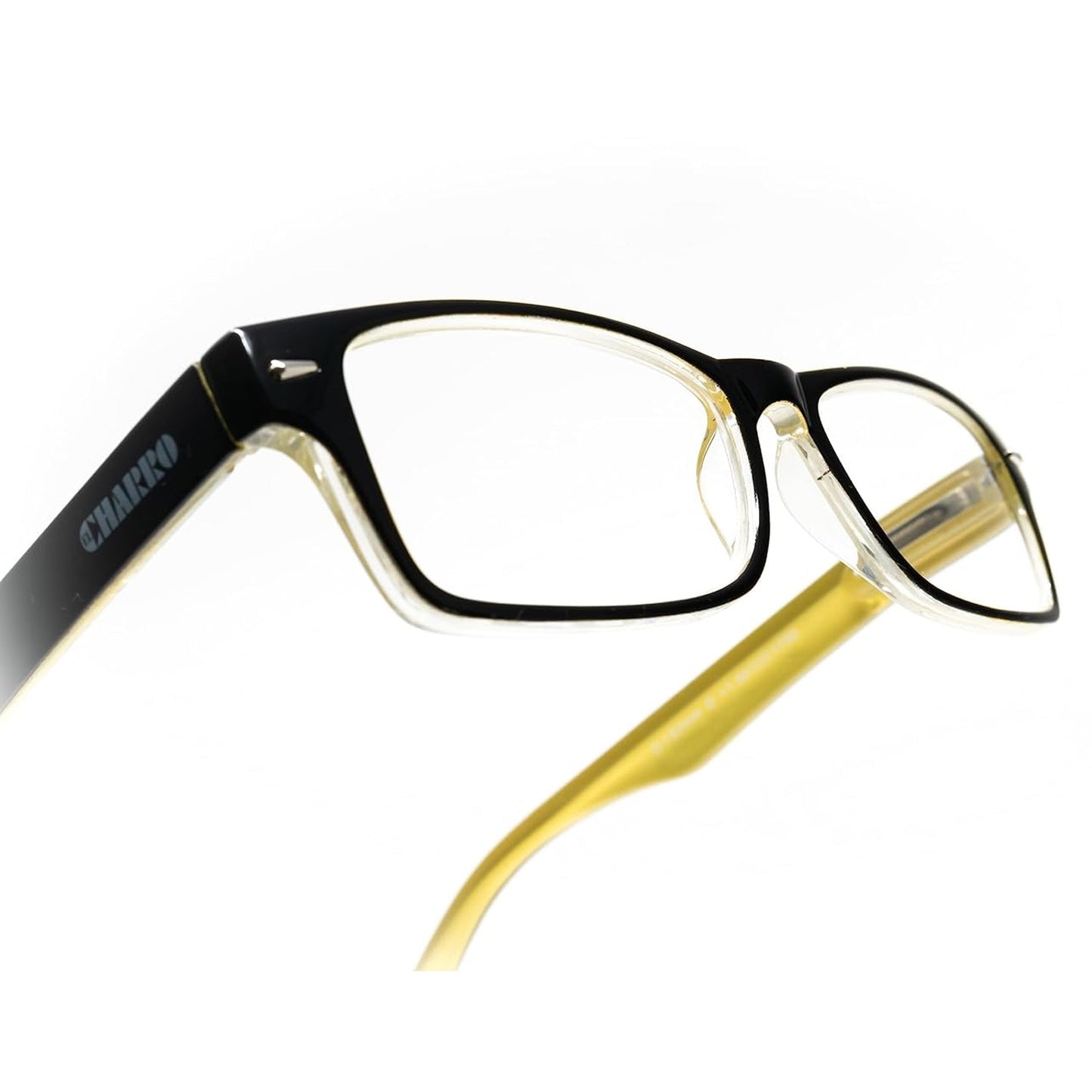 Gafas Lectura Kansas Negro / Amarillo. Aumento +2,5 Gafas De Vista, Gafas De Aumento, Gafas Visión Borrosa