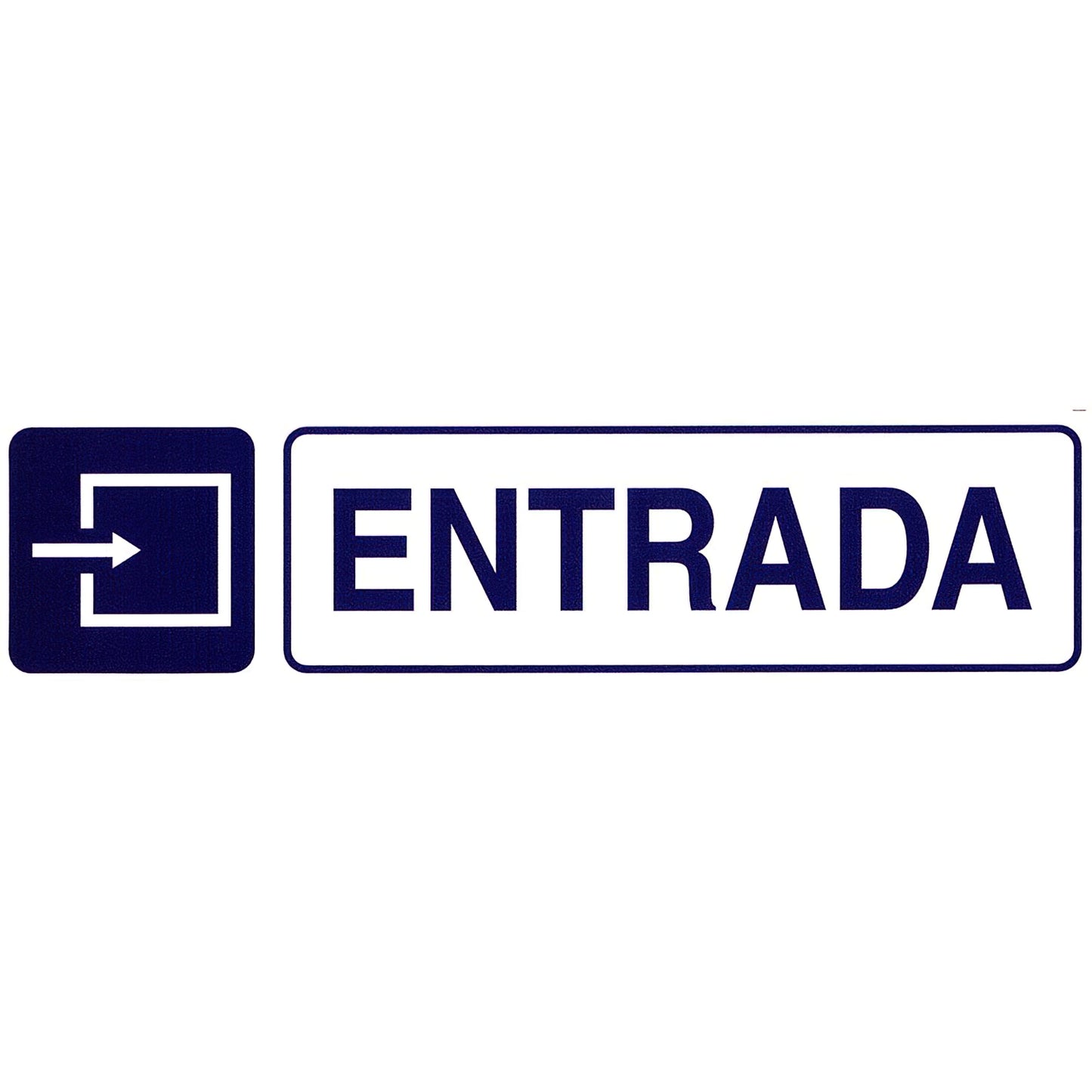Etiqueta adesiva 250x63 mm. Entrada
