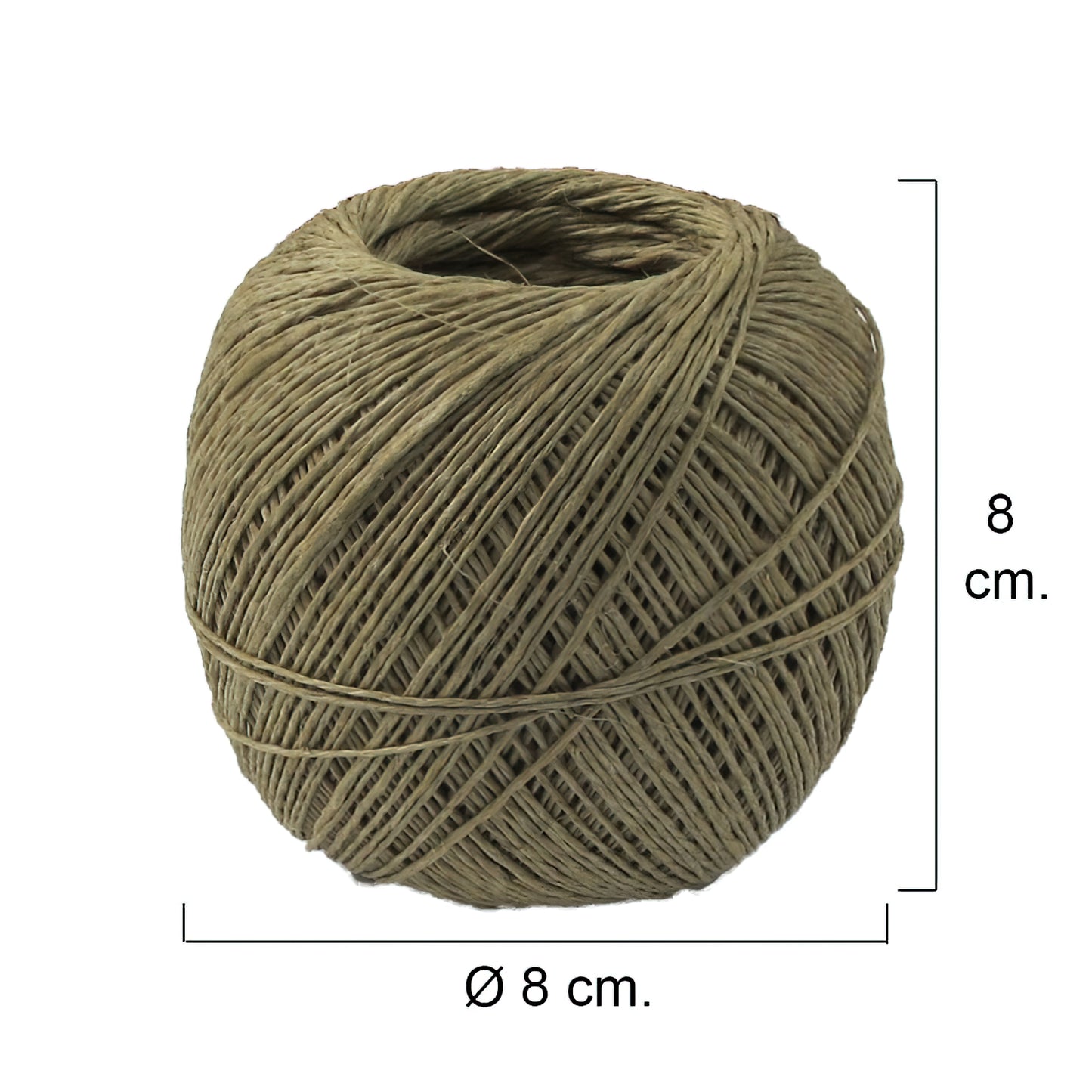 Fio de cânhamo polido nº 6 (bobina 100 gramas)