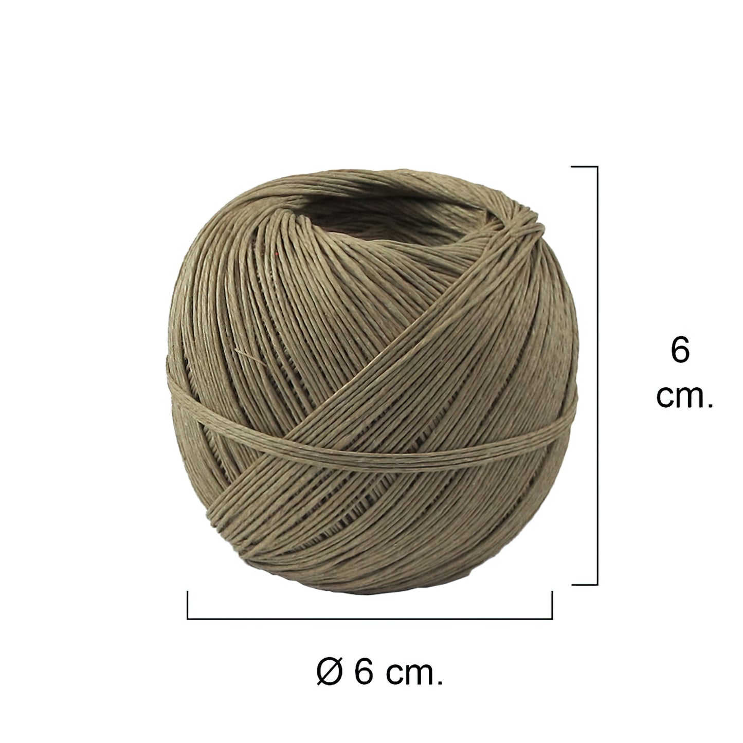 Linha de fio de cânhamo polido nº 10 (bobina de 50 gramas)