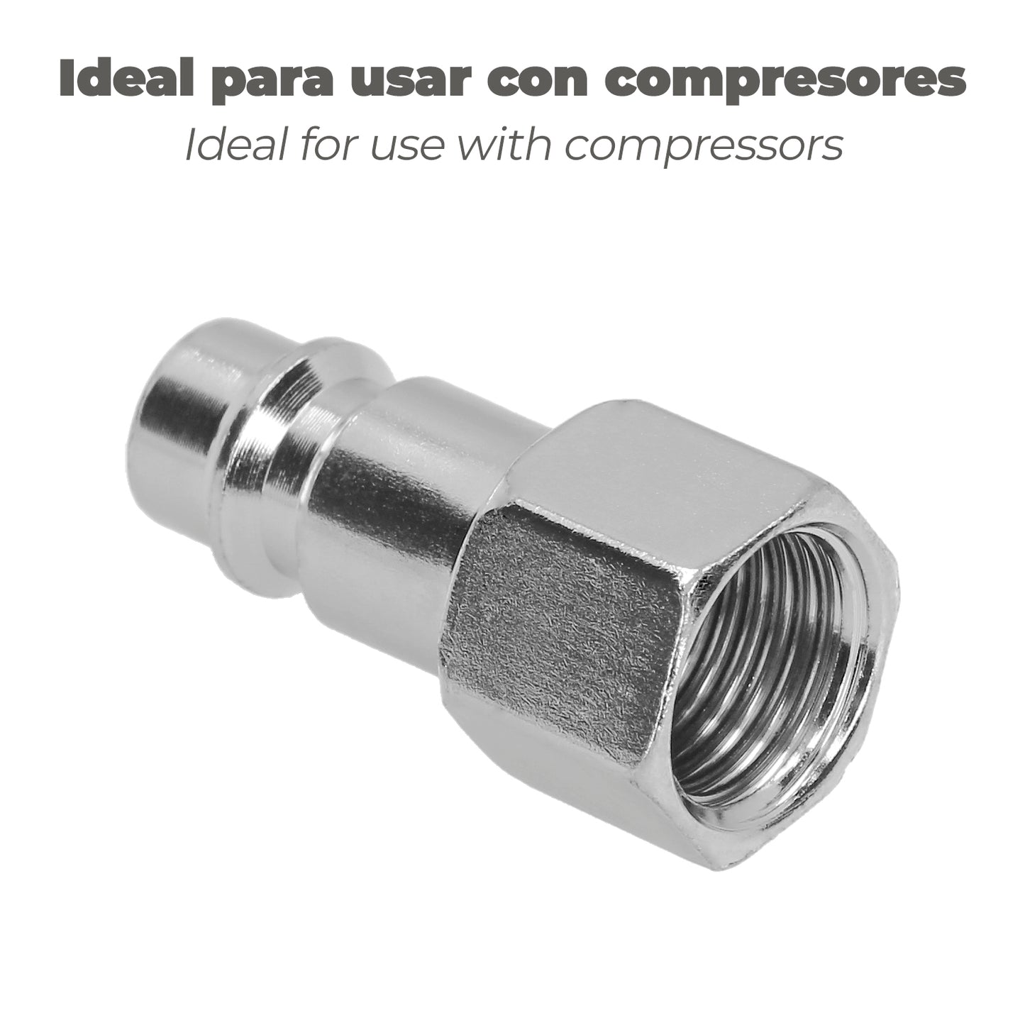 Racor Rapido Hembra 1/4" (Granel)