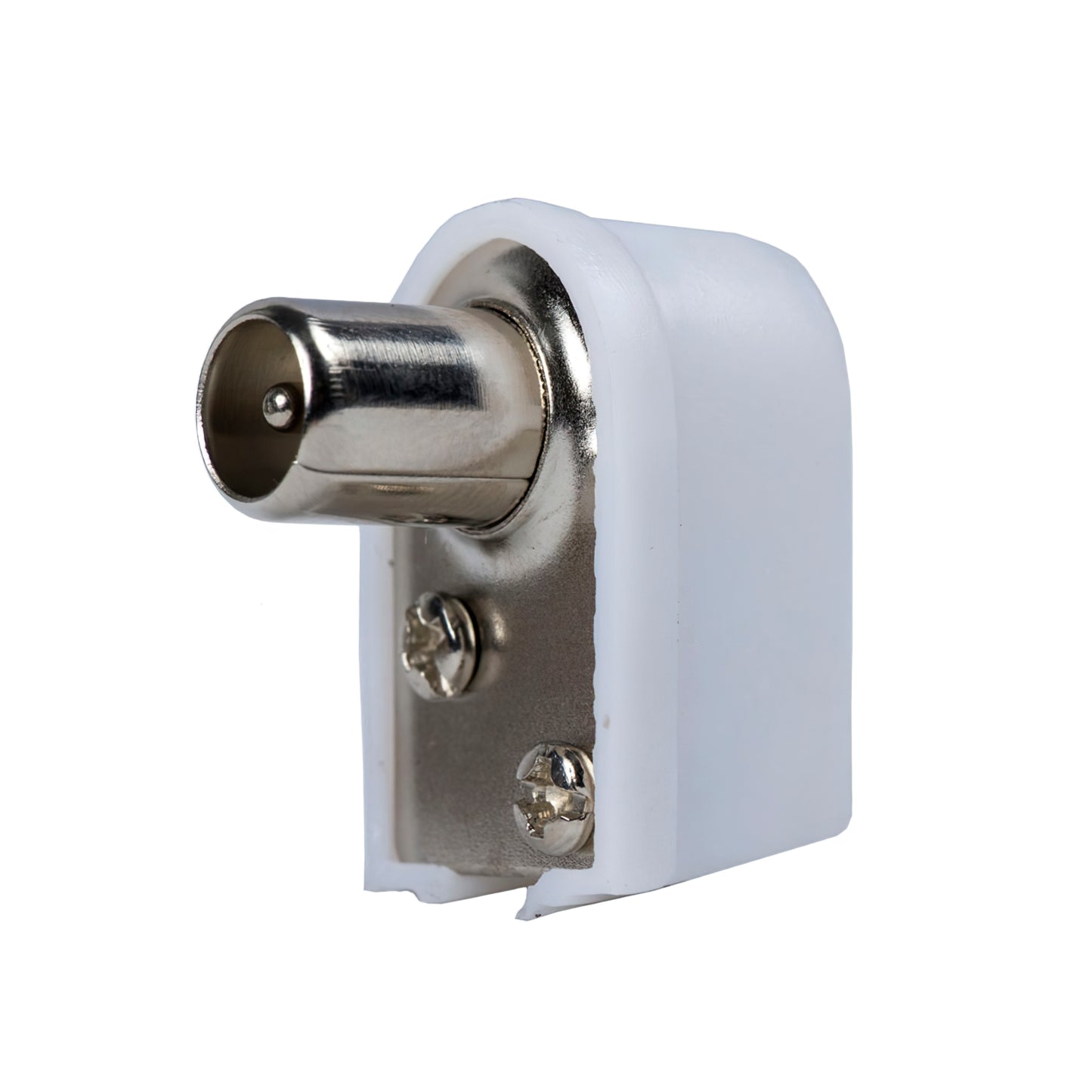 Conector Tv Macho Angulado 9,5mm.