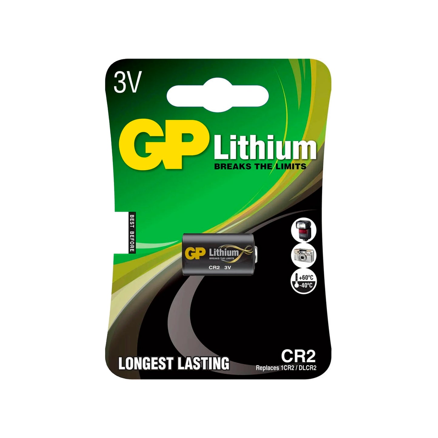 Bateria de lítio GP LITHIUM CR2 3V