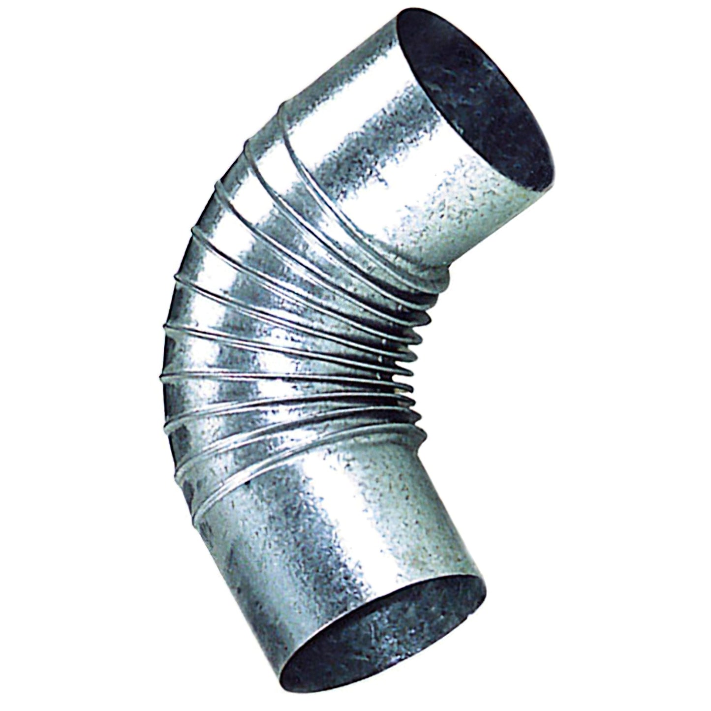 Cotovelo de Fogão Galvanizado 130 mm. 90°.