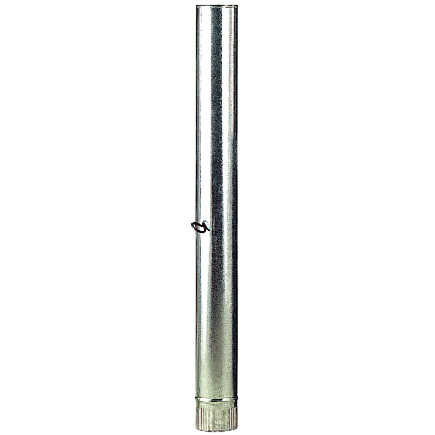 Wolfpack Tubo de Fogão em Aço Galvanizado Ø 110 mm, Ideal para Fogões a Lenha, Lareira, Alta Resistência, Duto de Fumaça. Com chave