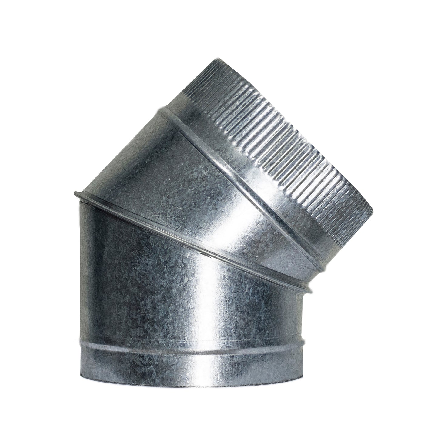Cotovelo Galvanizado 200 mm. 45° (0,8 mm.)