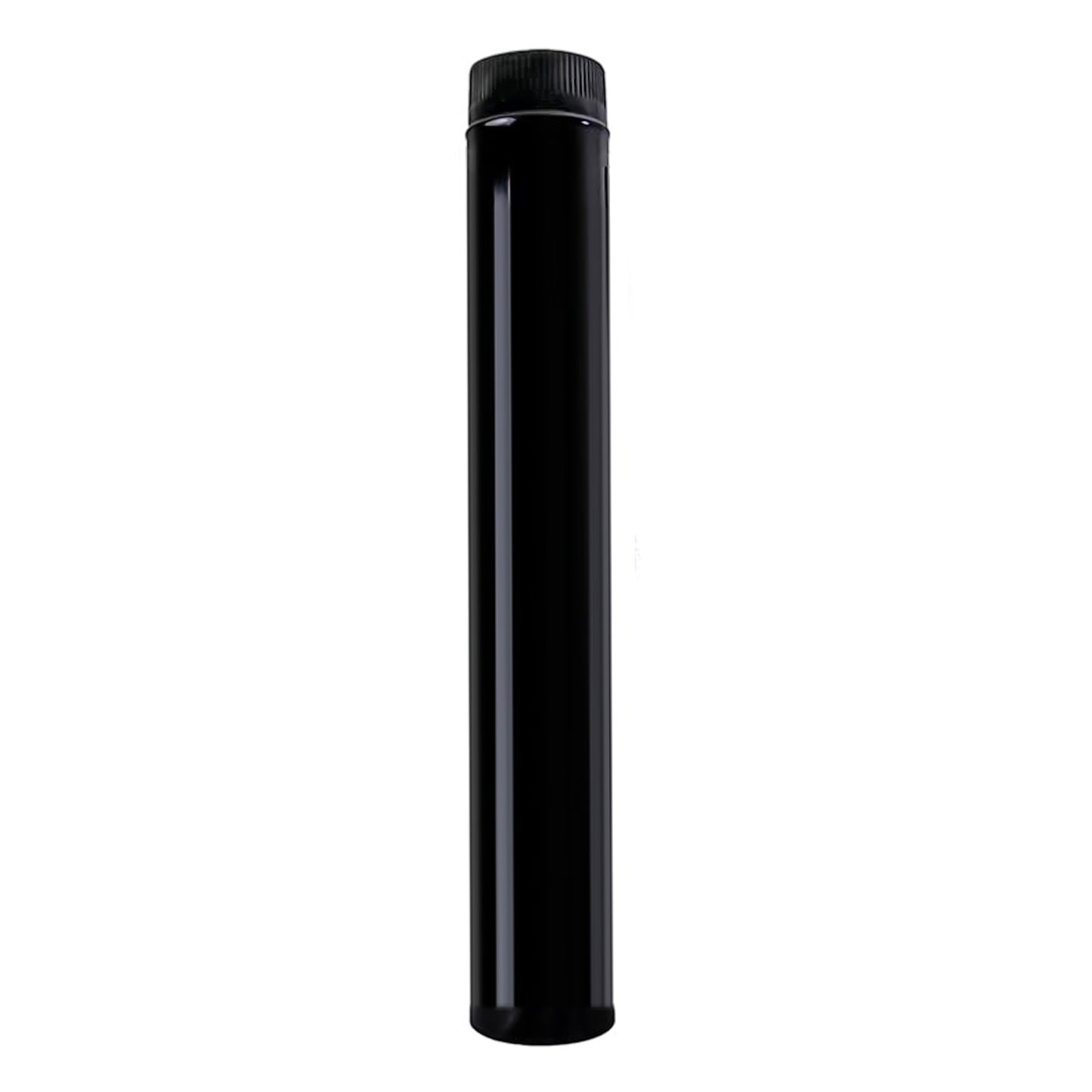 Wolfpack Tubo de Fogão Aço Vitrificado Preto Ø 110 mm. Fogões a Lenha Ideal, Lareira, Alta Resistência, Cor Preto