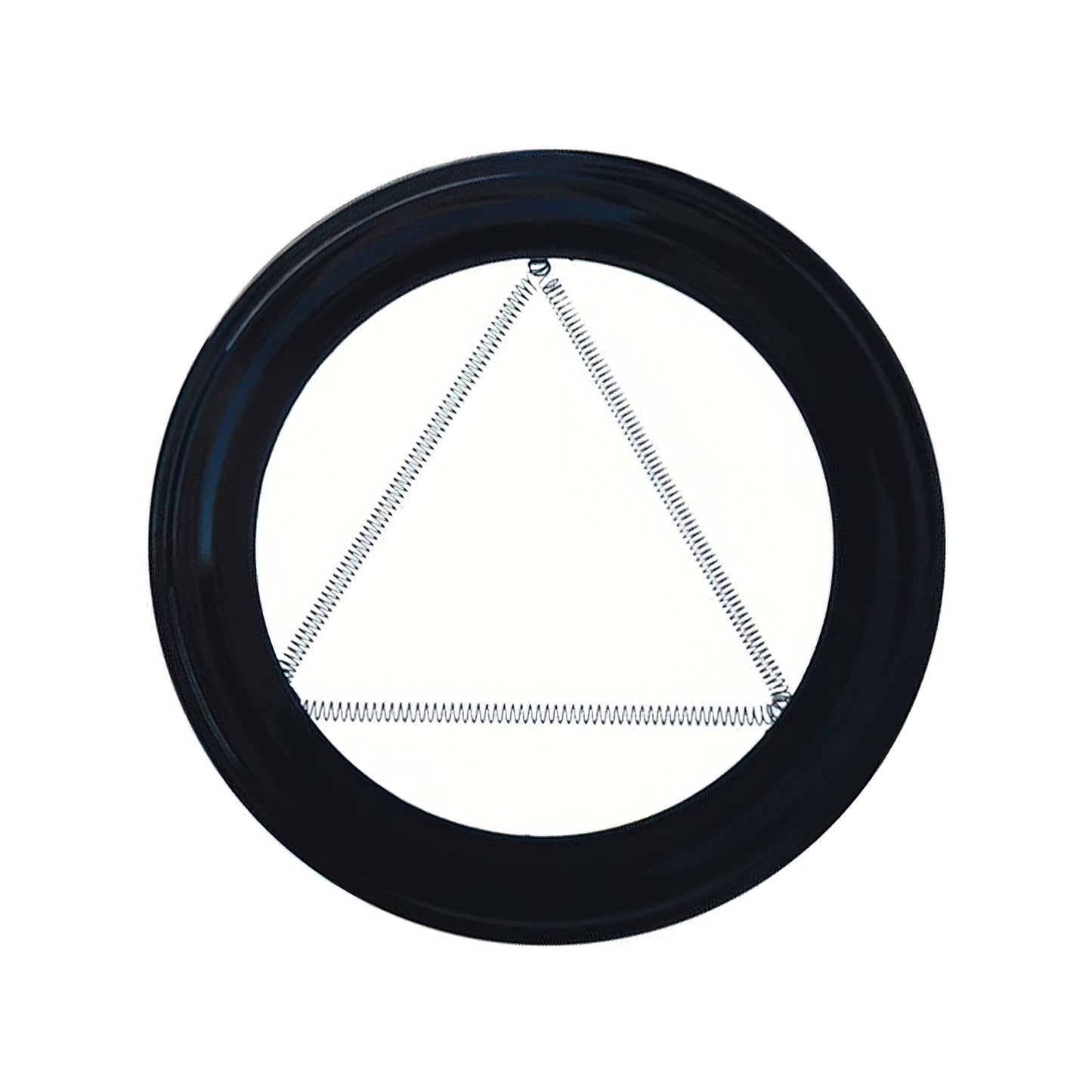 Plafon Guarnição Salamandra Pellet Vitrificada Preto 80 mm.