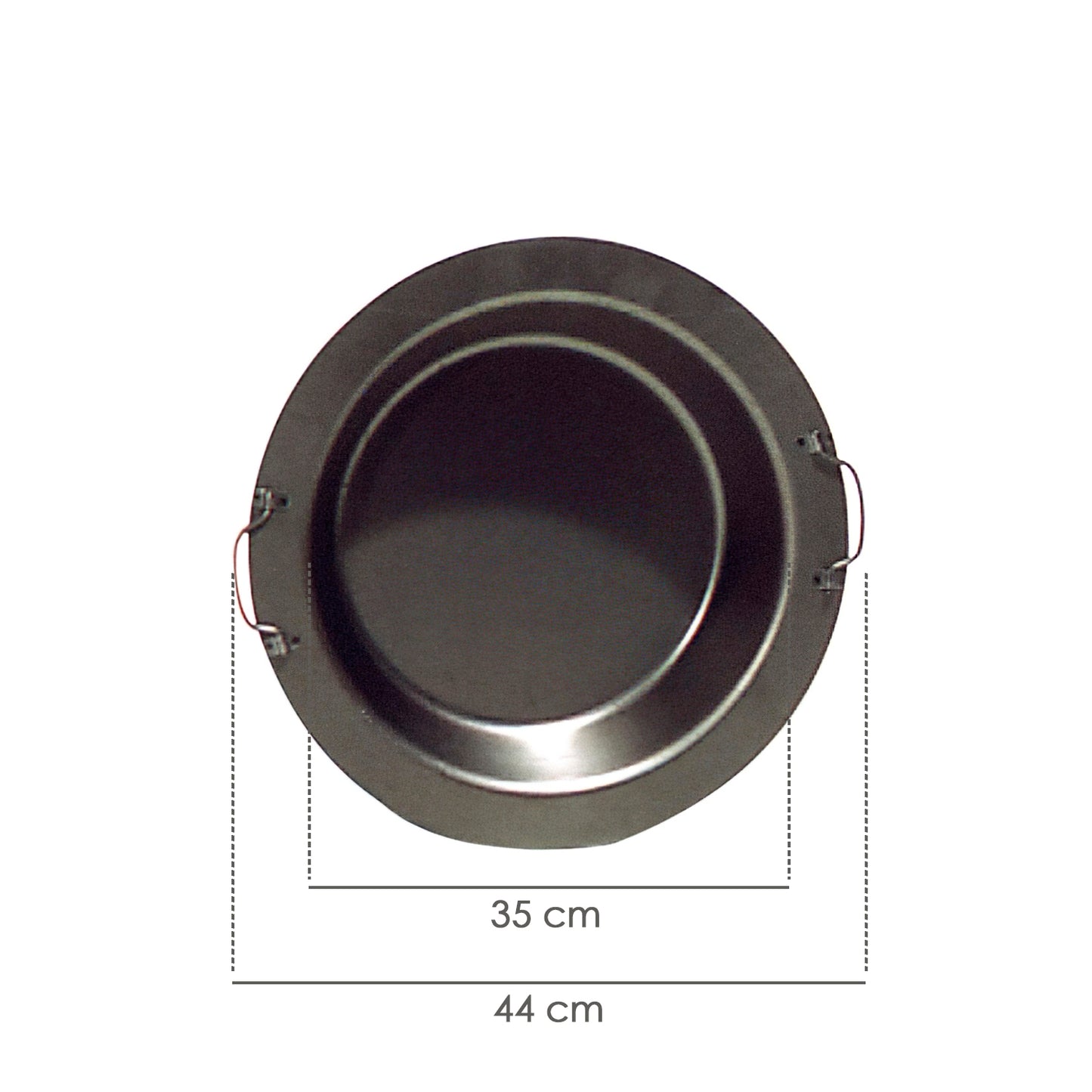 Braseiro de Placa Grande Diâmetro 44 cm.