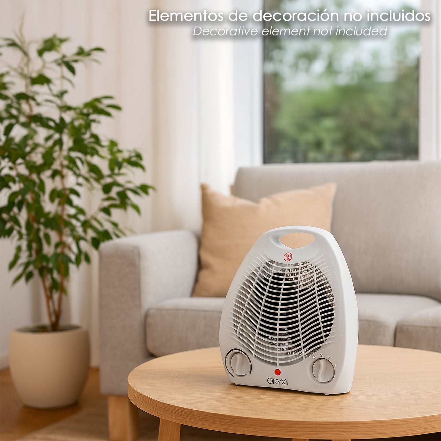 Termoventilador Ovalado 1000 / 2000w