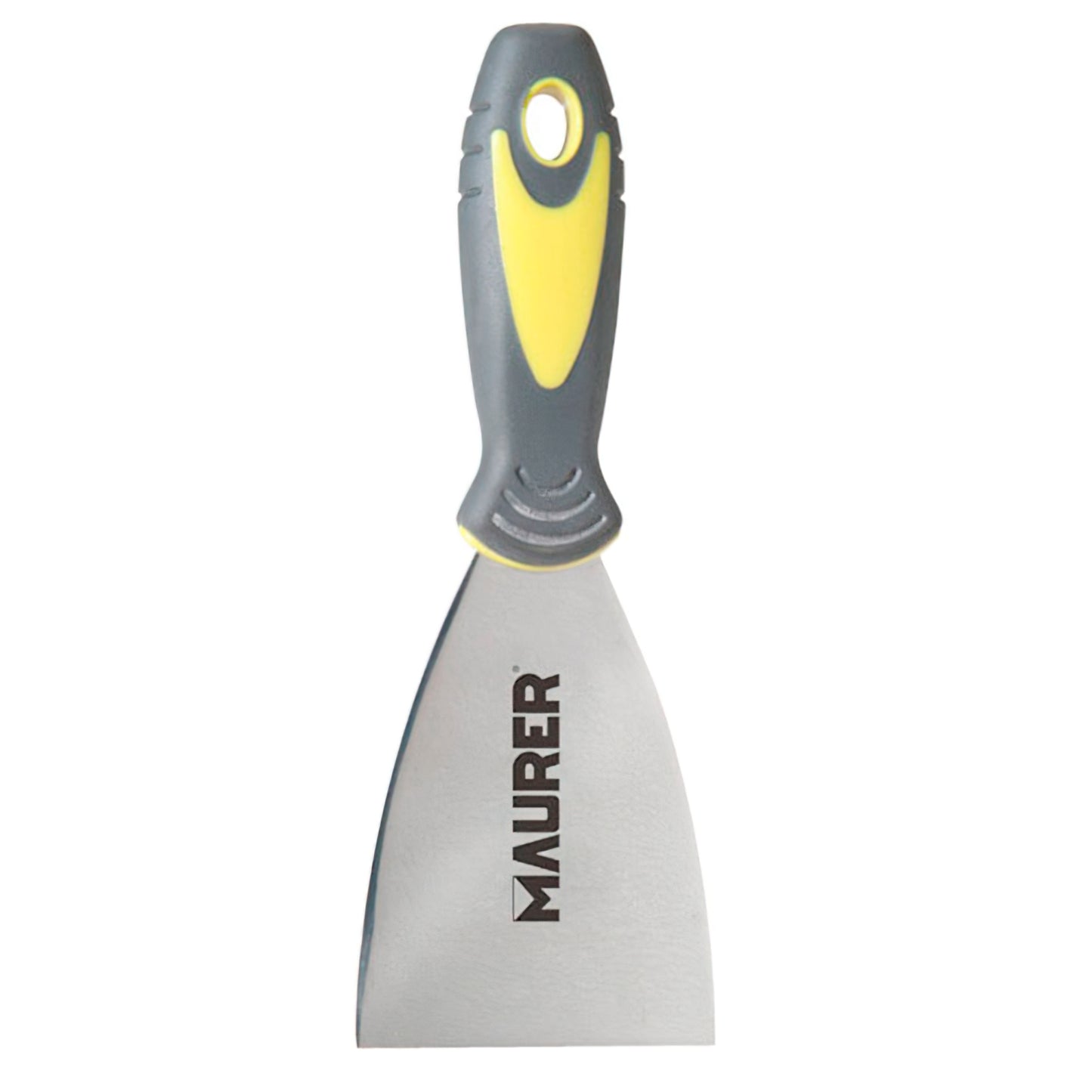 Espátula de aço inox Maurer Gummy Grip 40 mm.