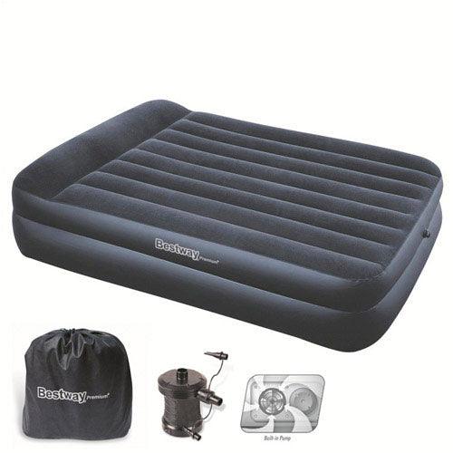 Cama Inflable Doble Con Bomba Exterior 220 V. 203x152x48 cm. - El Brico Hogar
