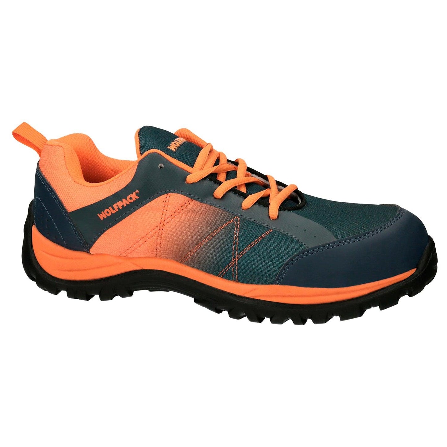 Calzado De Seguridad, Zapatilla Deportiva Seguridad "Skyhawk" Certificacion S1P Color Naranja, Talla Nº 43 (Par) - El Brico Hogar