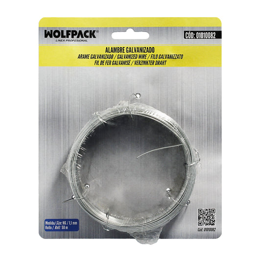 Arame Galvanizado 1,10mm / 6 (Rolo 50 metros)
