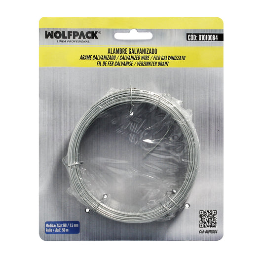 Arame Galvanizado 1,50mm / 10 (Rolo 50 metros)