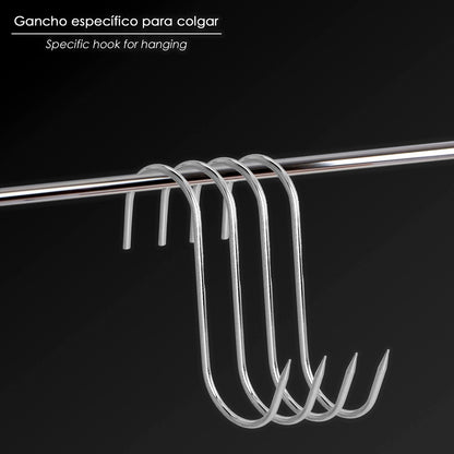 Blister 3 Ganchos Carnicero Inoxidables Nº 12
