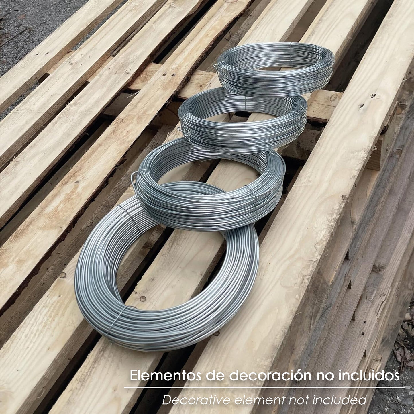 Alambre Galvanizado Rollo 25 Kg. Nº 12 - 1,8 mm.