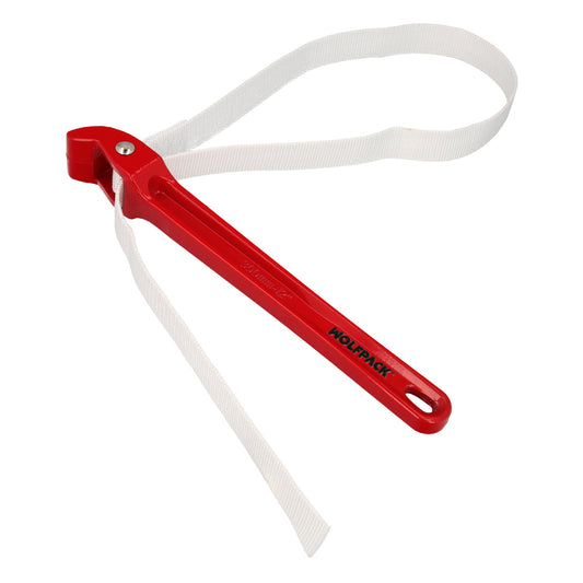 Chave de fita de nylon de alumínio 30 cm. Fita de 98cm. Chave para filtro de óleo, chave para tubos, chave para afrouxar, chave para correia.