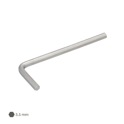Chave Allen padrão de aço cromo vanádio profissional 3,5 mm. Chave Hexagonal, Chave Allen Oficina Mecânica, Chave Allen Faça Você Mesmo