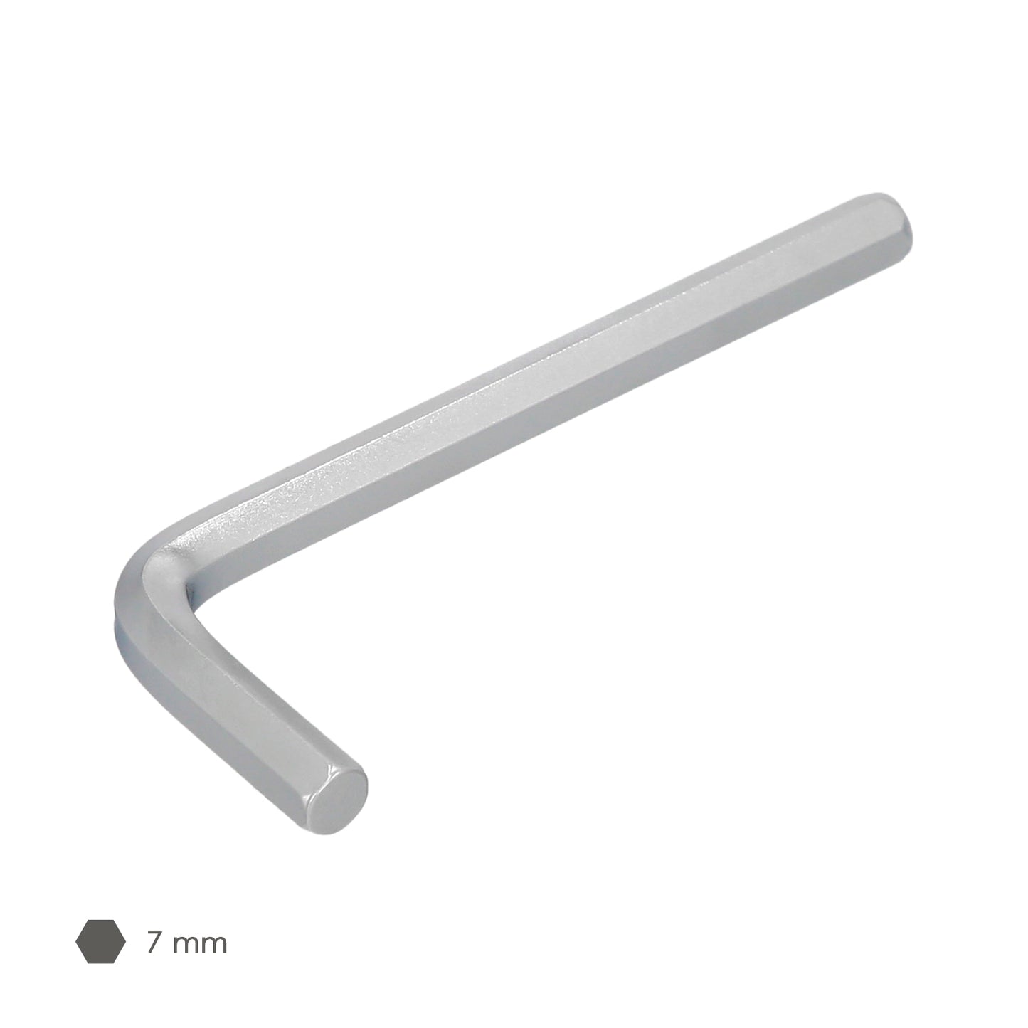 Chave Allen padrão de aço cromo vanádio profissional 7,0 mm. Chave Hexagonal, Chave Allen Oficina Mecânica, Chave Allen Faça Você Mesmo