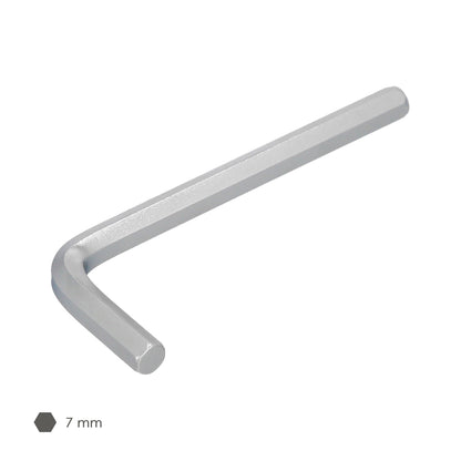 Chave Allen padrão de aço cromo vanádio profissional 7,0 mm. Chave Hexagonal, Chave Allen Oficina Mecânica, Chave Allen Faça Você Mesmo