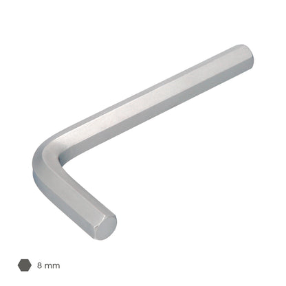 Chave Allen padrão de aço cromo vanádio profissional 8,0 mm. Chave Hexagonal, Chave Allen Oficina Mecânica, Chave Allen Faça Você Mesmo