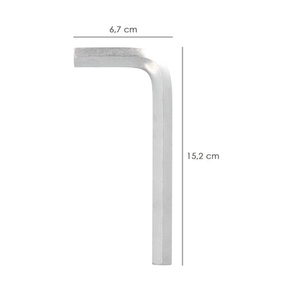 Llave Allen Standar Acero Cromo Vanadio Profesional 14 mm. Llave Hexagonal, Llave Allen Taller Mecanica, Llave Allen Bricolaje