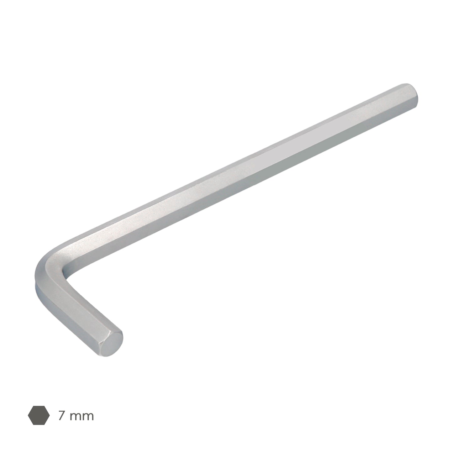 Chave Allen longa profissional em aço cromo vanádio 7,0 mm. Chave Hexagonal, Chave Allen Oficina Mecânica, Chave Allen Faça Você Mesmo