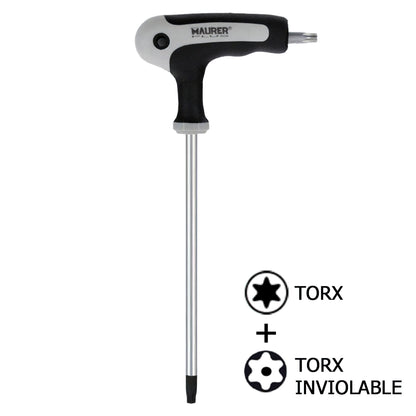 Chave Maurer Torx T25 à prova de violação T25 com cabo em T