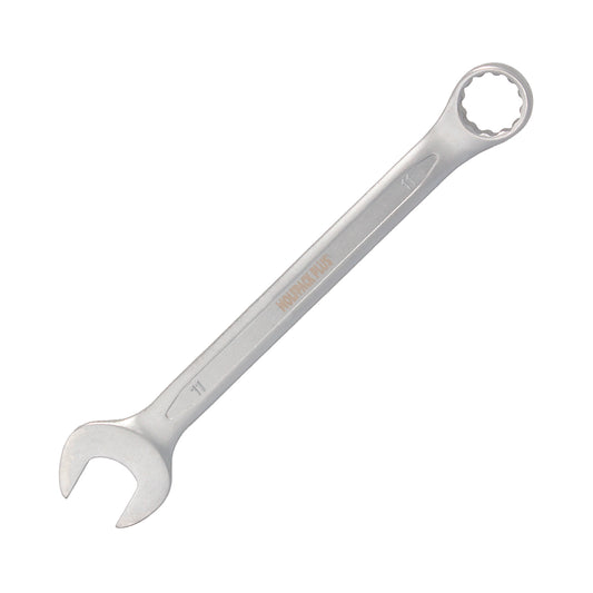 Chave Combinada Plus 11x11 Aço Cromo Vanádio DIN 3113. Chave de Abertura Dupla, Chave de Ponta Aberta, Chave Estrela