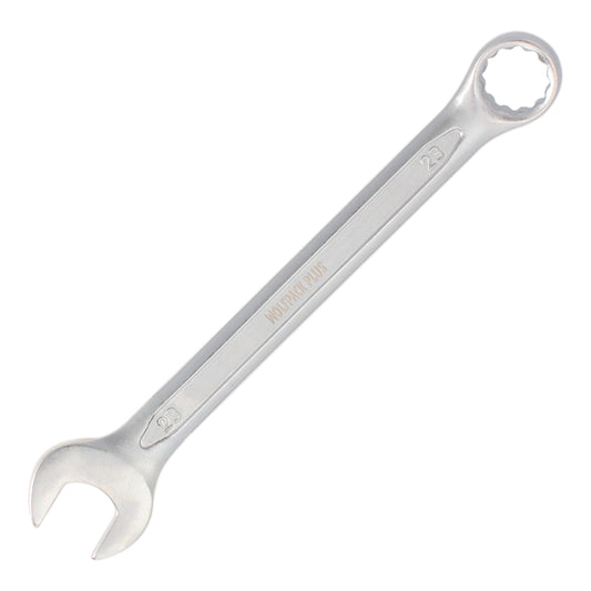 Chave Combinada Plus 23x23 Aço Cromo Vanádio DIN 3113. Chave de Abertura Dupla, Chave de Ponta Aberta, Chave Estrela