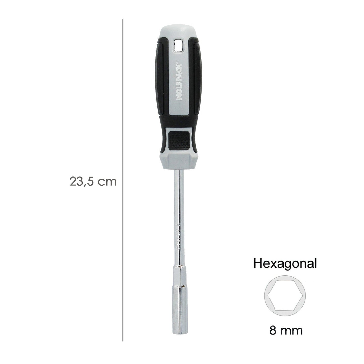 Destornillador Con Vaso 8,0 mm.
