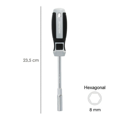 Destornillador Con Vaso 8,0 mm.