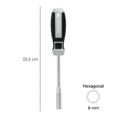 Destornillador Con Vaso 8,0 mm.