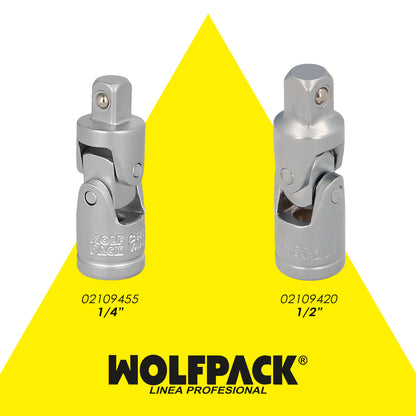 Articulacion Universal  1/2" Acero Cromo Vanadio, Aristas Redondas, Articulación Carraca, Articulacion Cardiana,