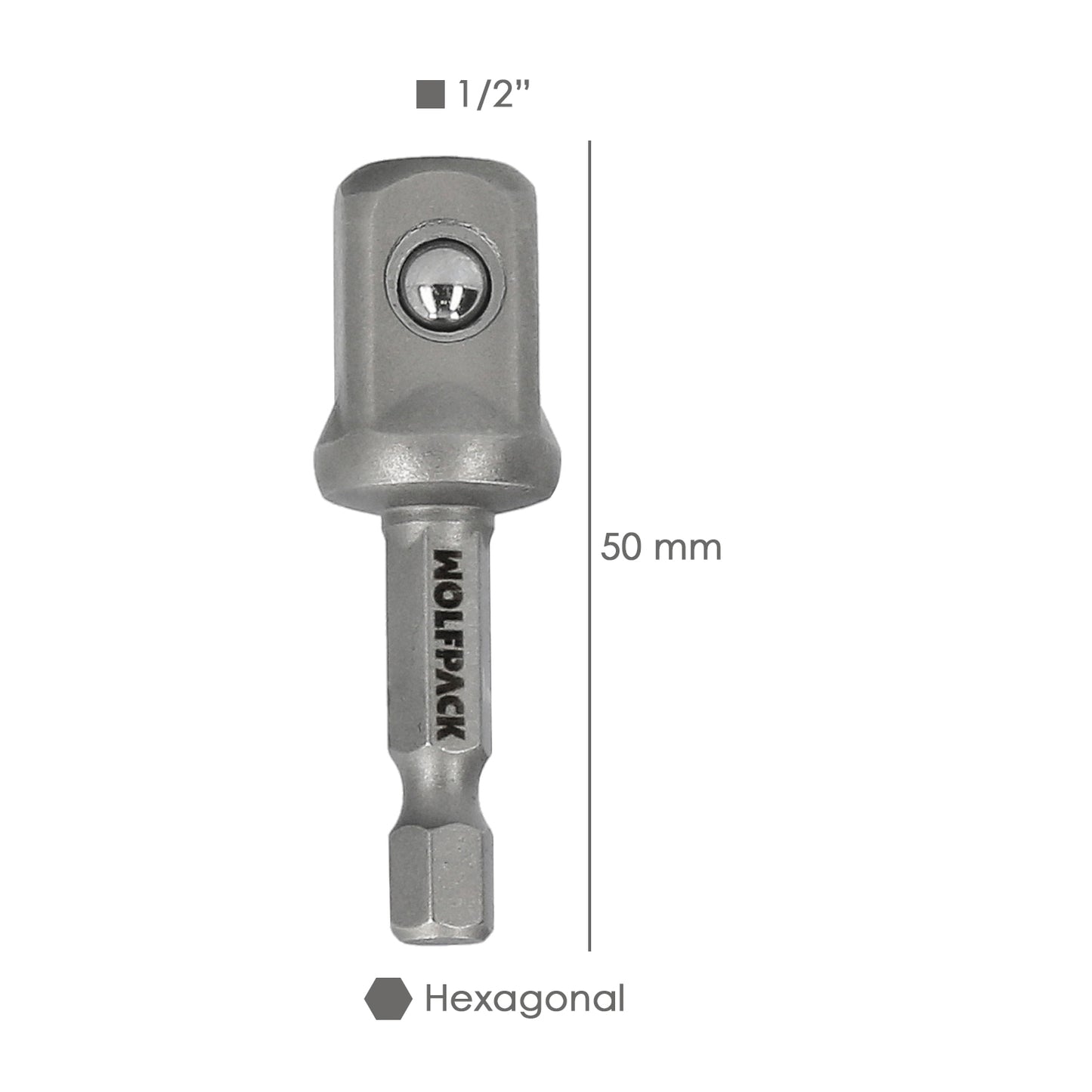 Adaptador Para Llaves De Vasos De 1/2"
