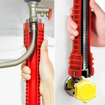 Llave Para Grifos Multifuncion Con Adaptador, Llave Hexagonal y Extractor de Tornillos