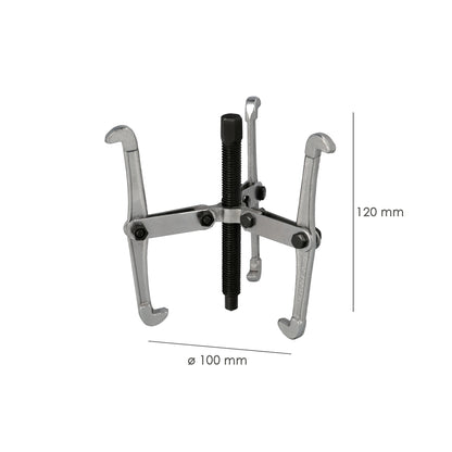 Extratores Interior/Exterior 3 Braços Ø 100 mm. / Extrator paralelo de 4", extrator de rolamento, extrator de engrenagem